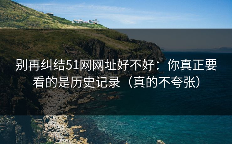 别再纠结51网网址好不好：你真正要看的是历史记录（真的不夸张）
